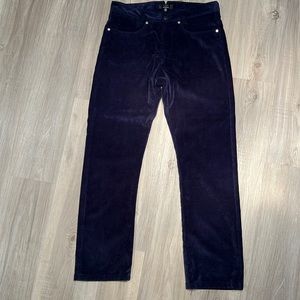 Saks Fifth Avenue Black Label Men’s Corduroy Navy Pants Size W30
